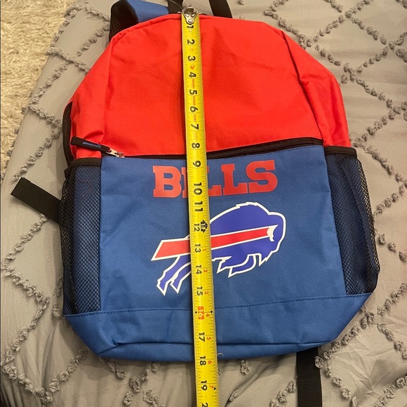 Buffalo Bills NFL Team Backpack - Red and Blue nwt - Picture 12 of 13